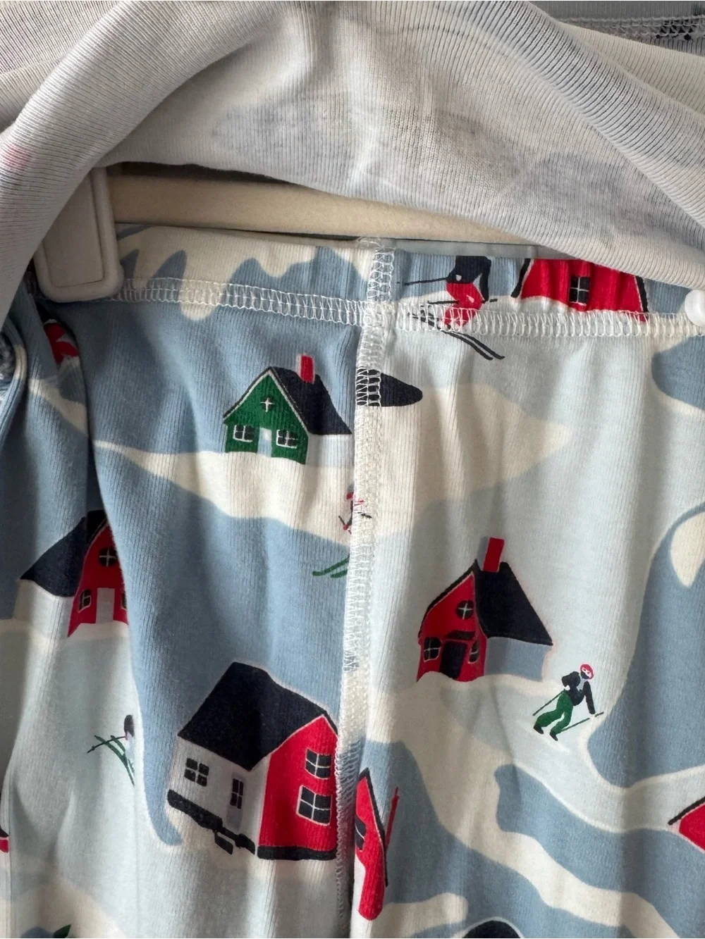 Nordstrom ‘Glow in the Dark’ Light Blue Ski Village Pajama Set